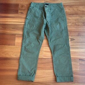 J. Crew Sage Green Straight Leg Pants